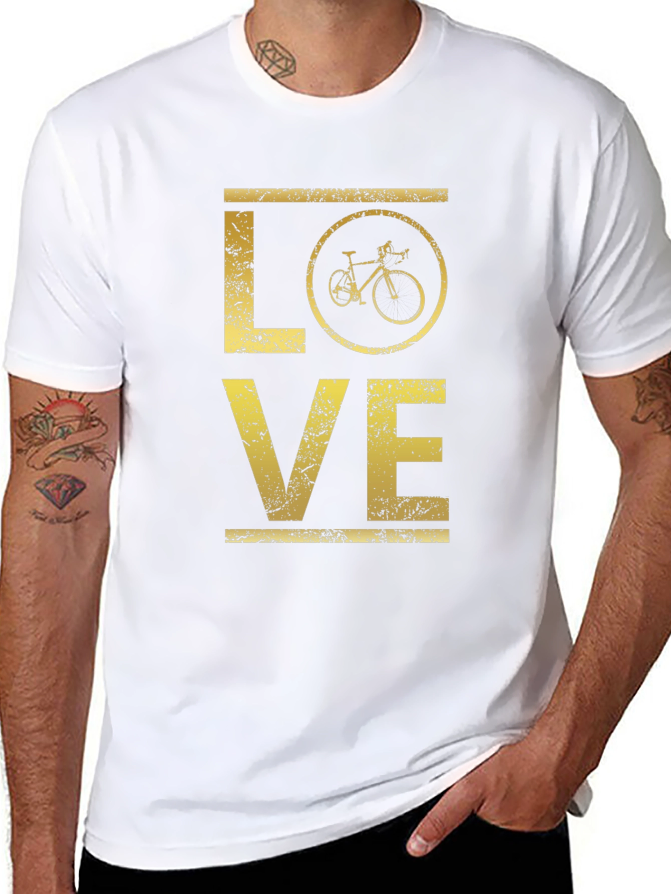 Love Cycling Graphic Tee - Ride in Style