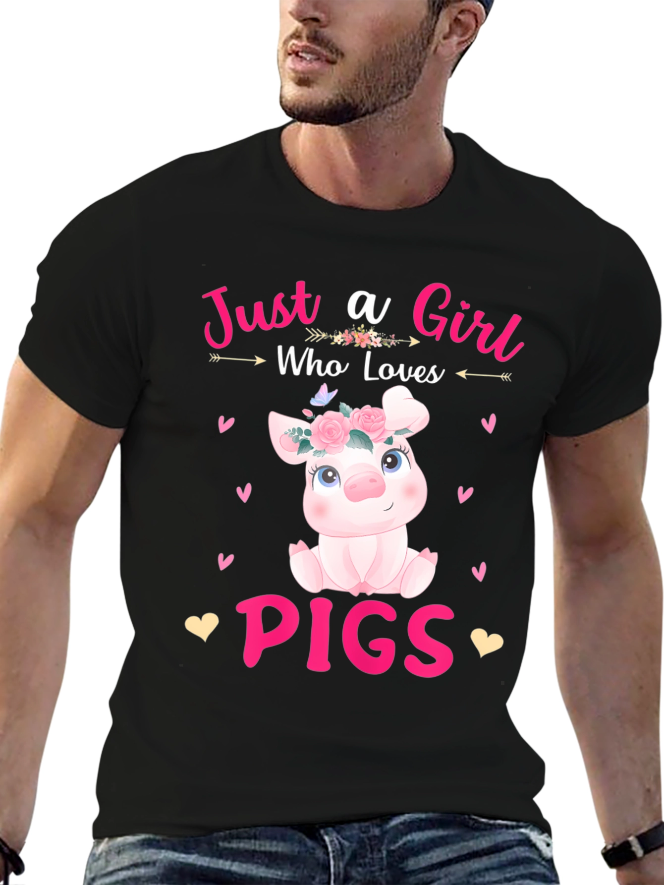 Just a Girl Who Loves Pigs T-Shirt