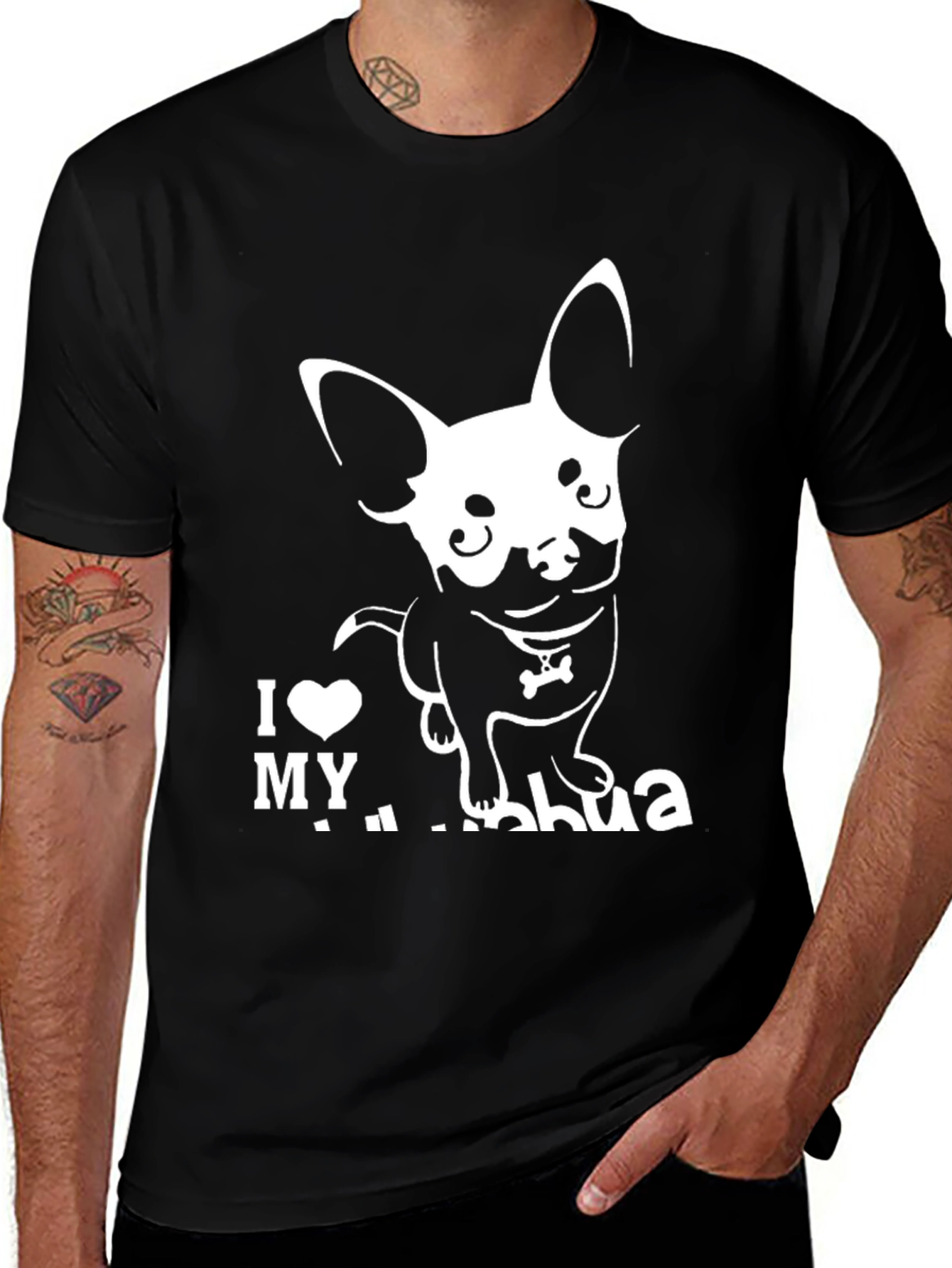 I Love My Chihuahua Graphic Tee