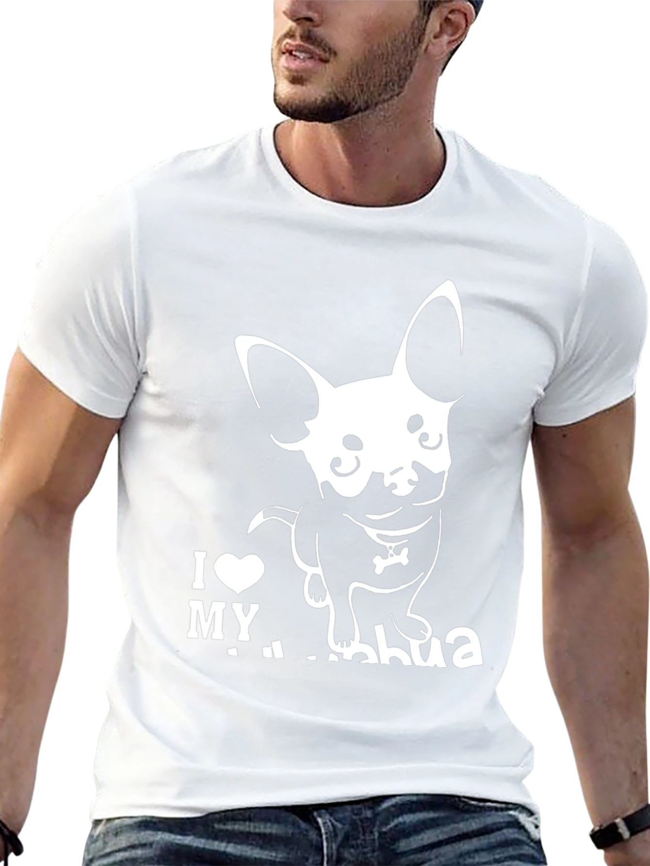 I Love My Chihuahua Graphic Tee