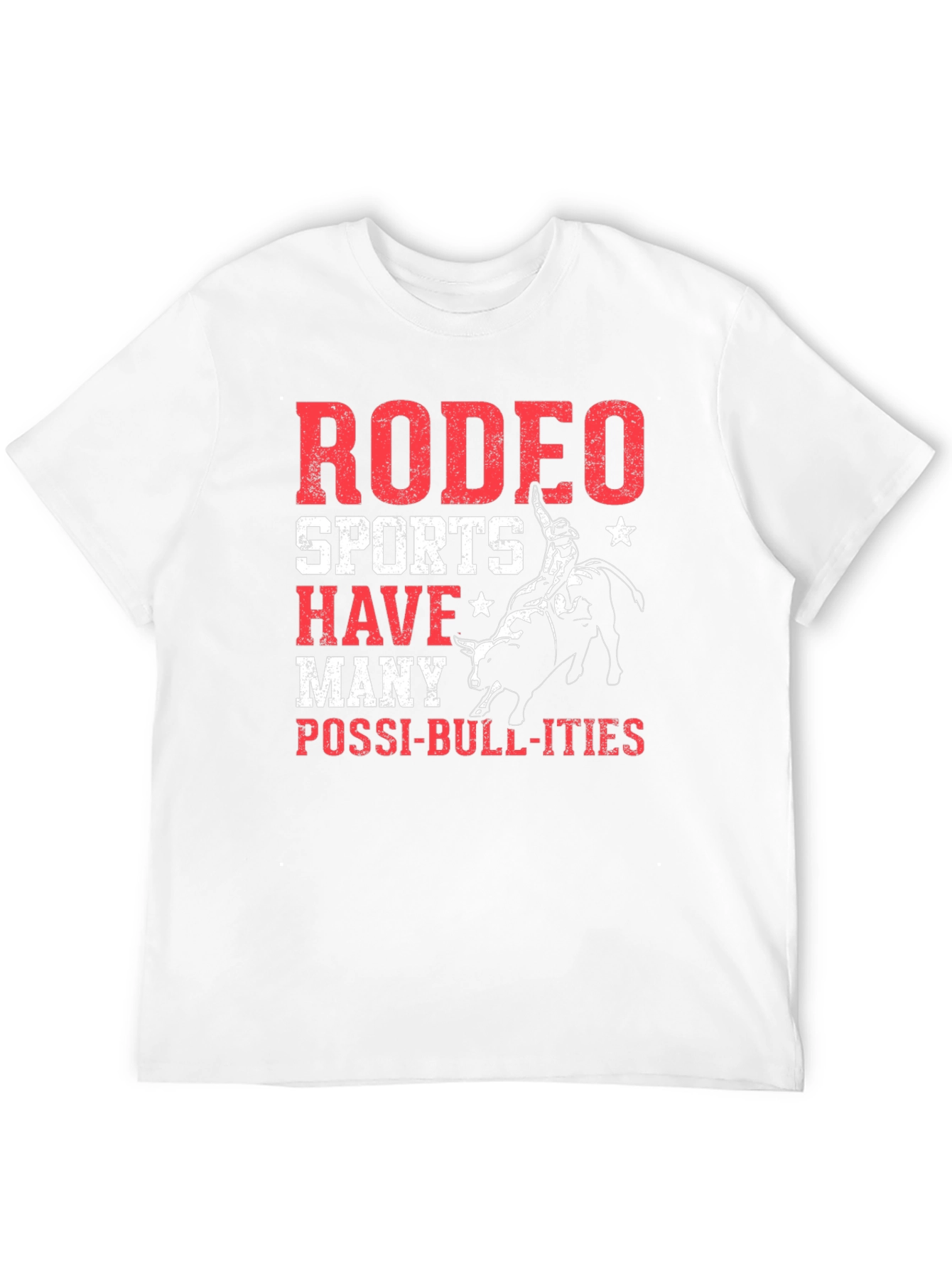 Rodeo Sports Graphic Print T-Shirt