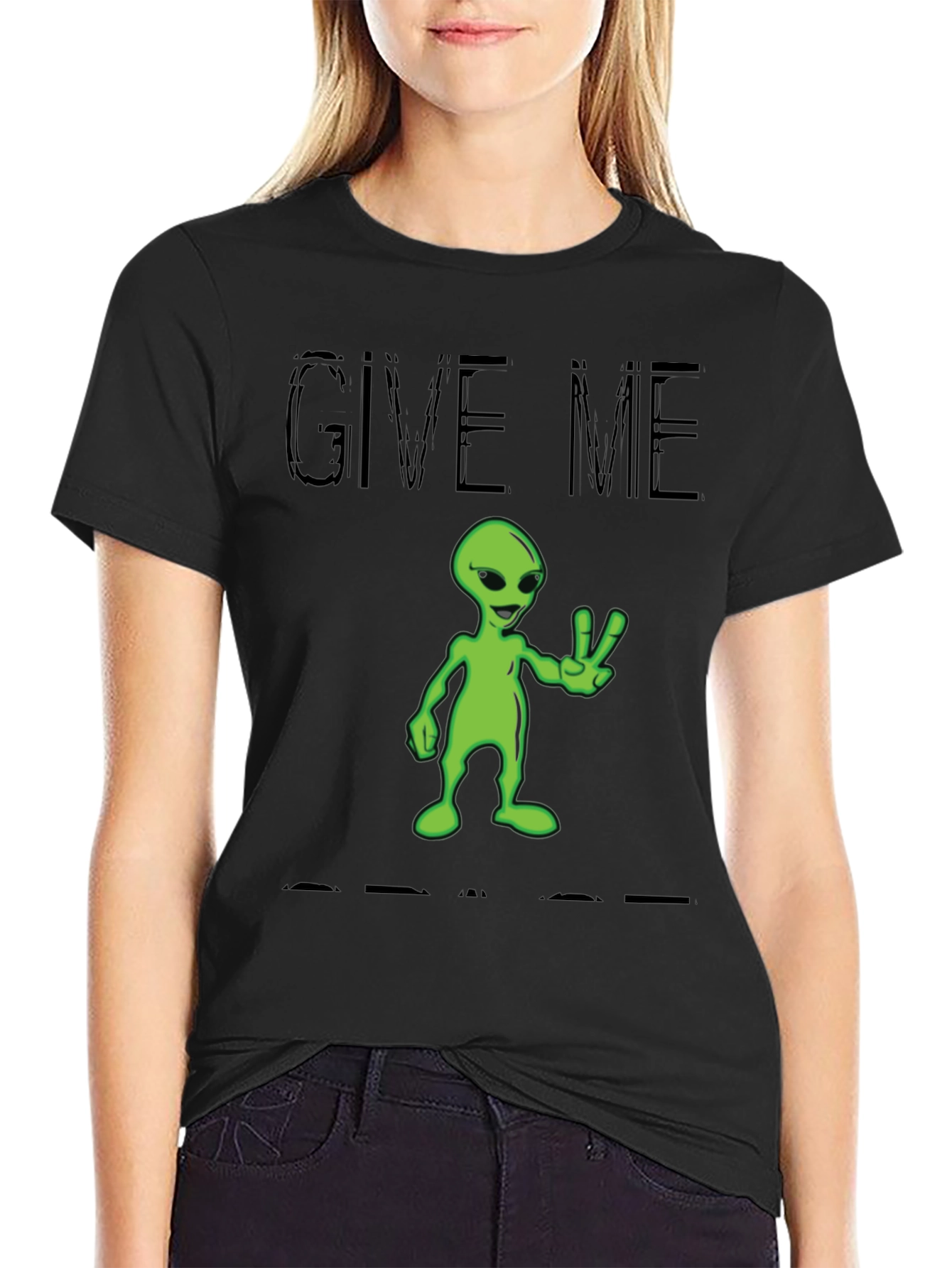 Give Me Space Alien Graphic Tee
