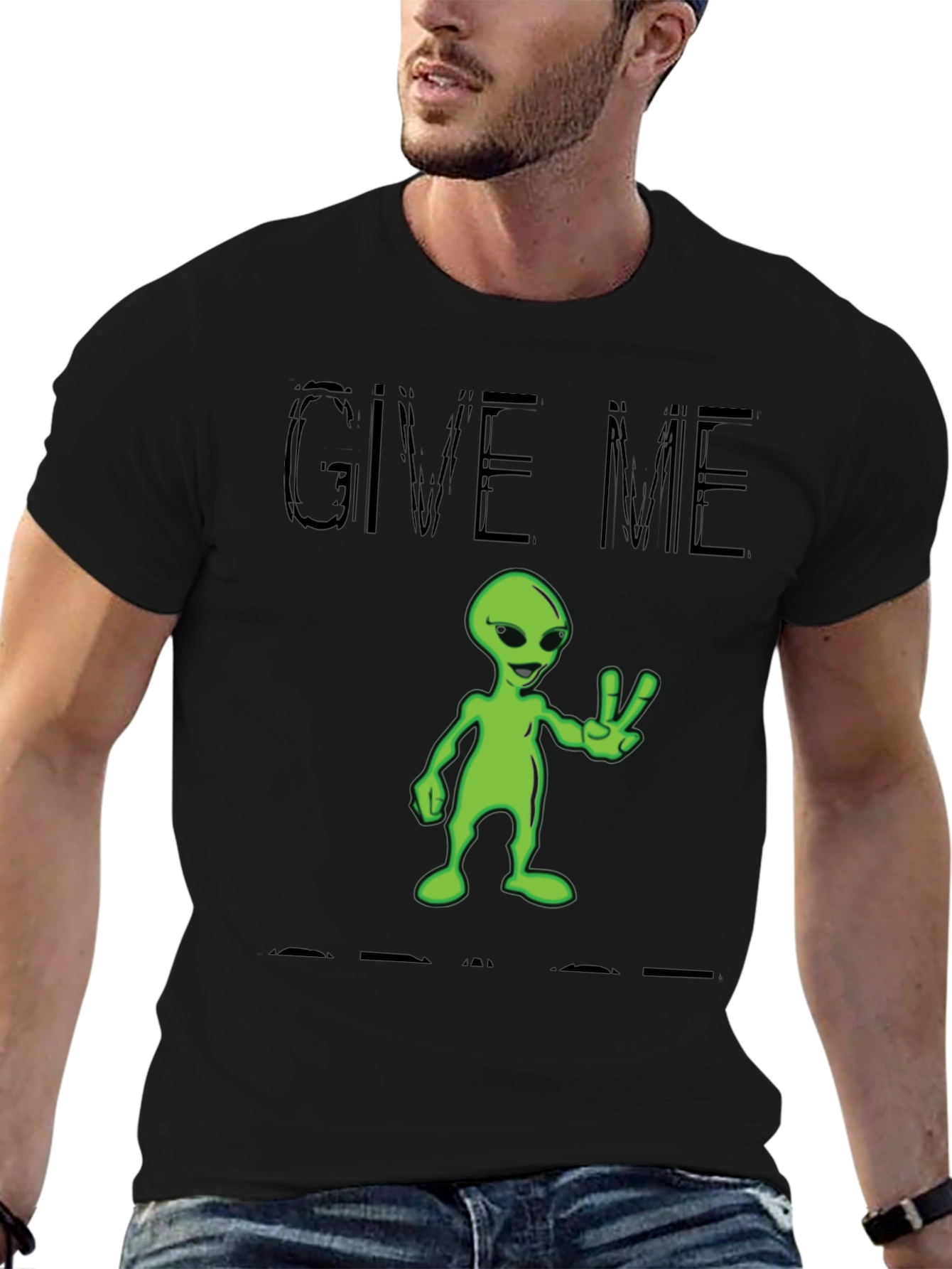 Give Me Space Alien Graphic Tee