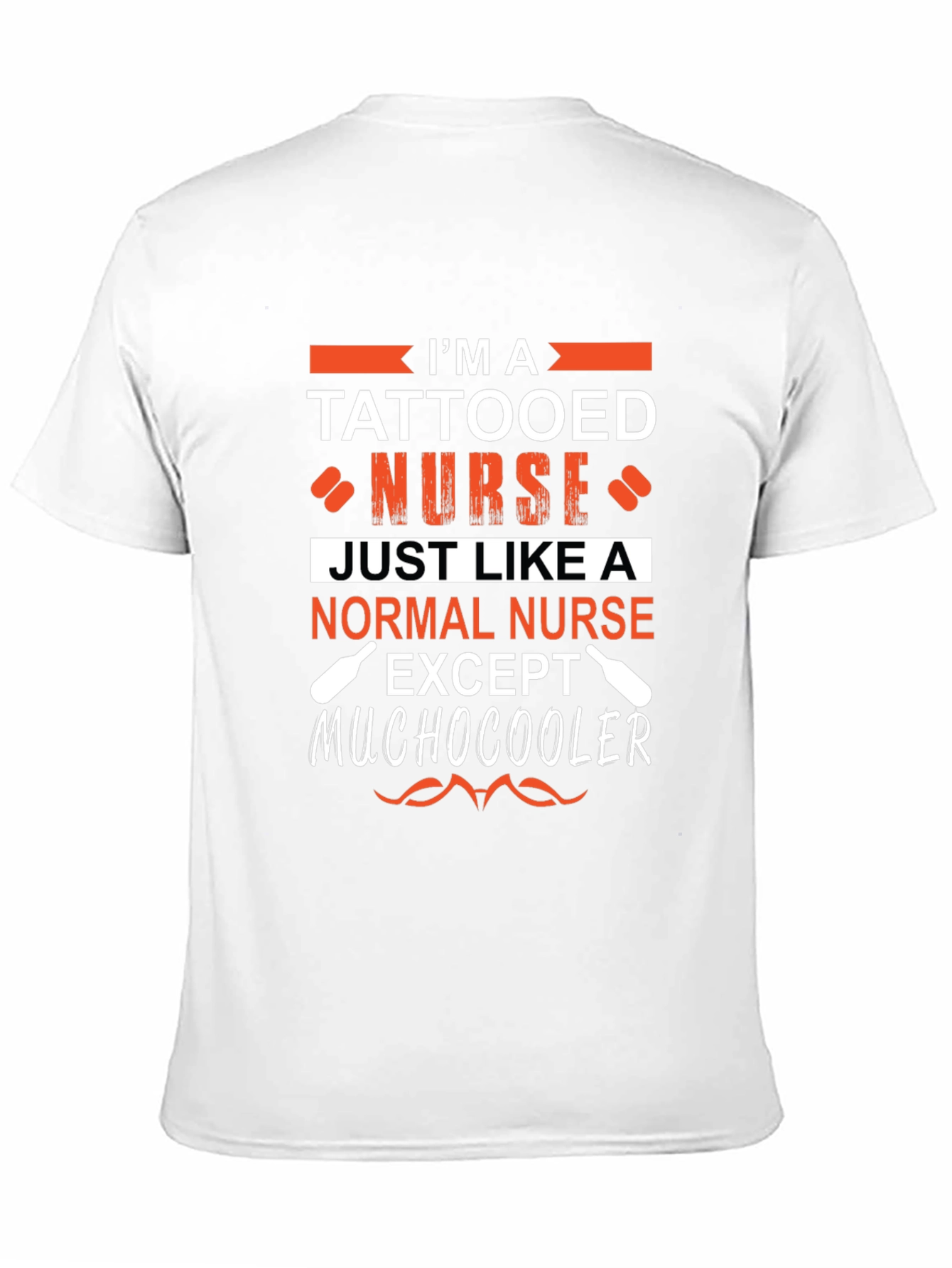 Tattooed Nurse Graphic Tee - Unique Novelty Shirt