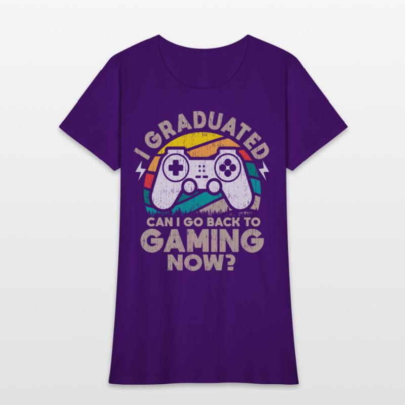Can I Go Back To Gaming Funny Graduation Gamer
