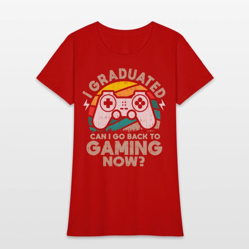 Can I Go Back To Gaming Funny Graduation Gamer