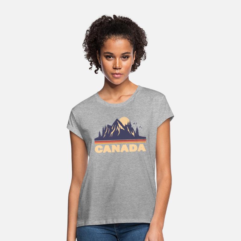 Canada mountains retro