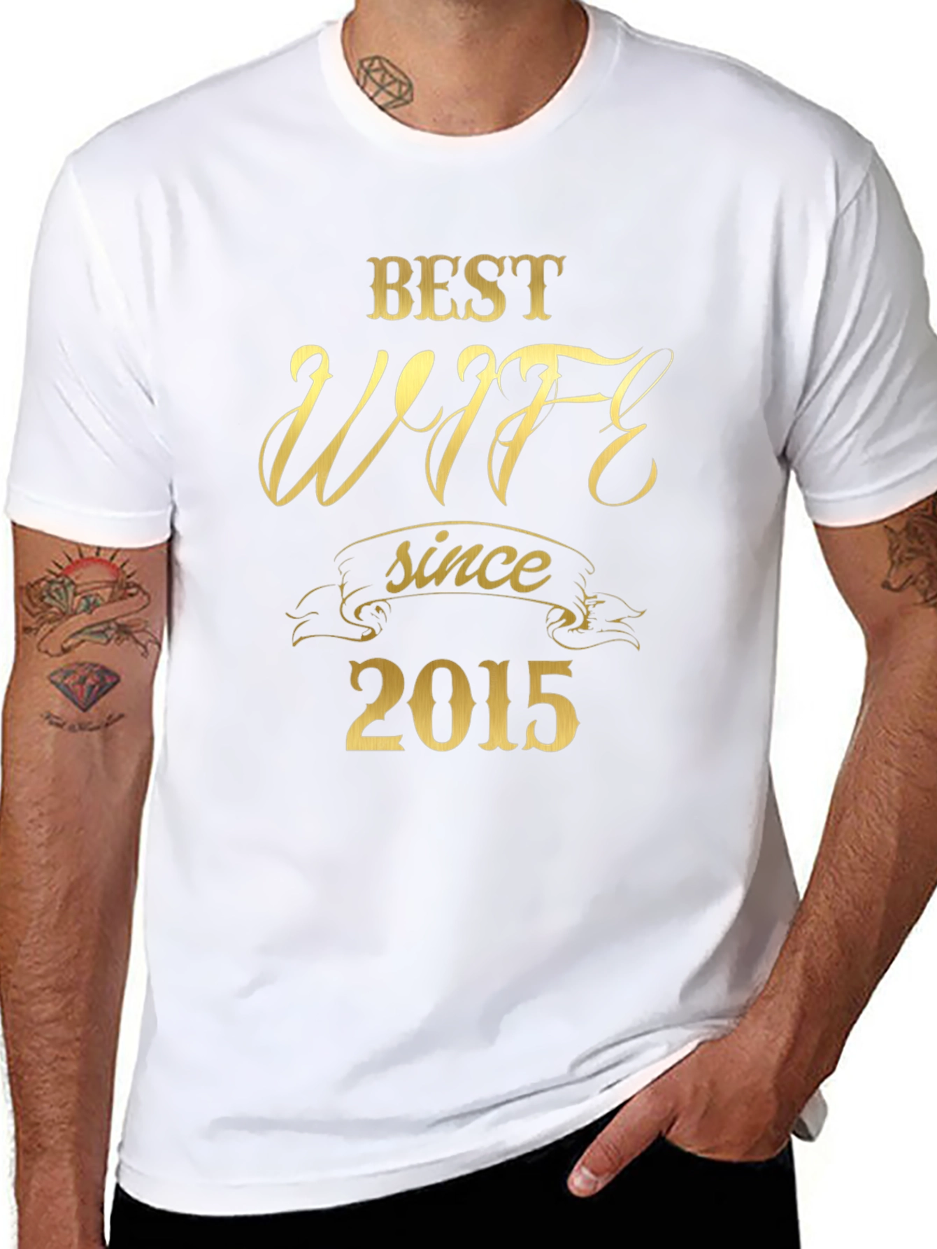 Best Wife Since 2015 Graphic T-Shirt