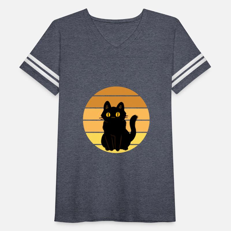 cat black vintage eighties style cat retro propert