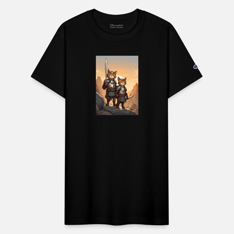 Cat painting red black cat