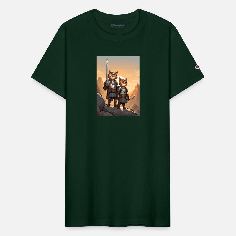 Cat painting red black cat