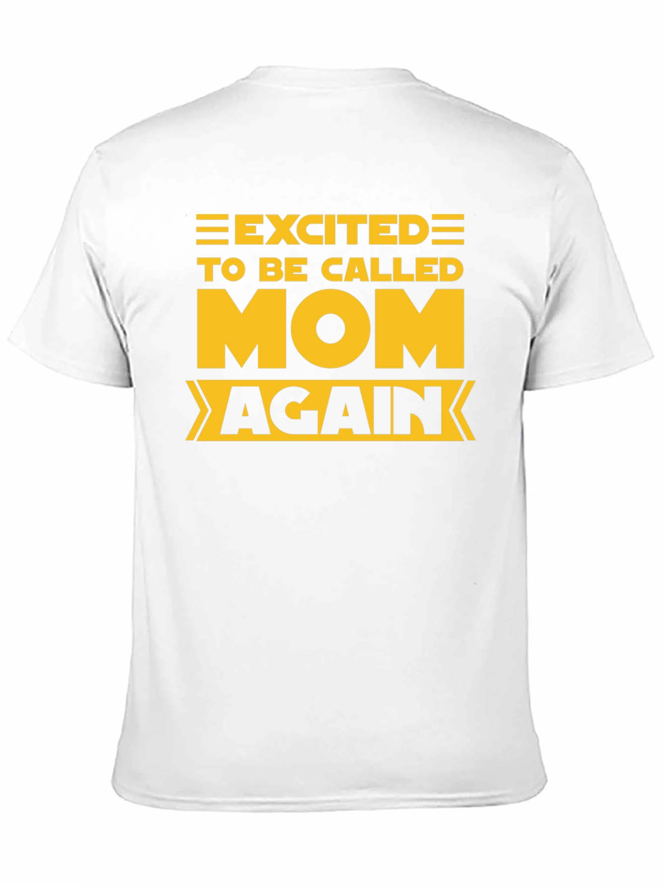 Excited to be Called Mom Again Black Tee