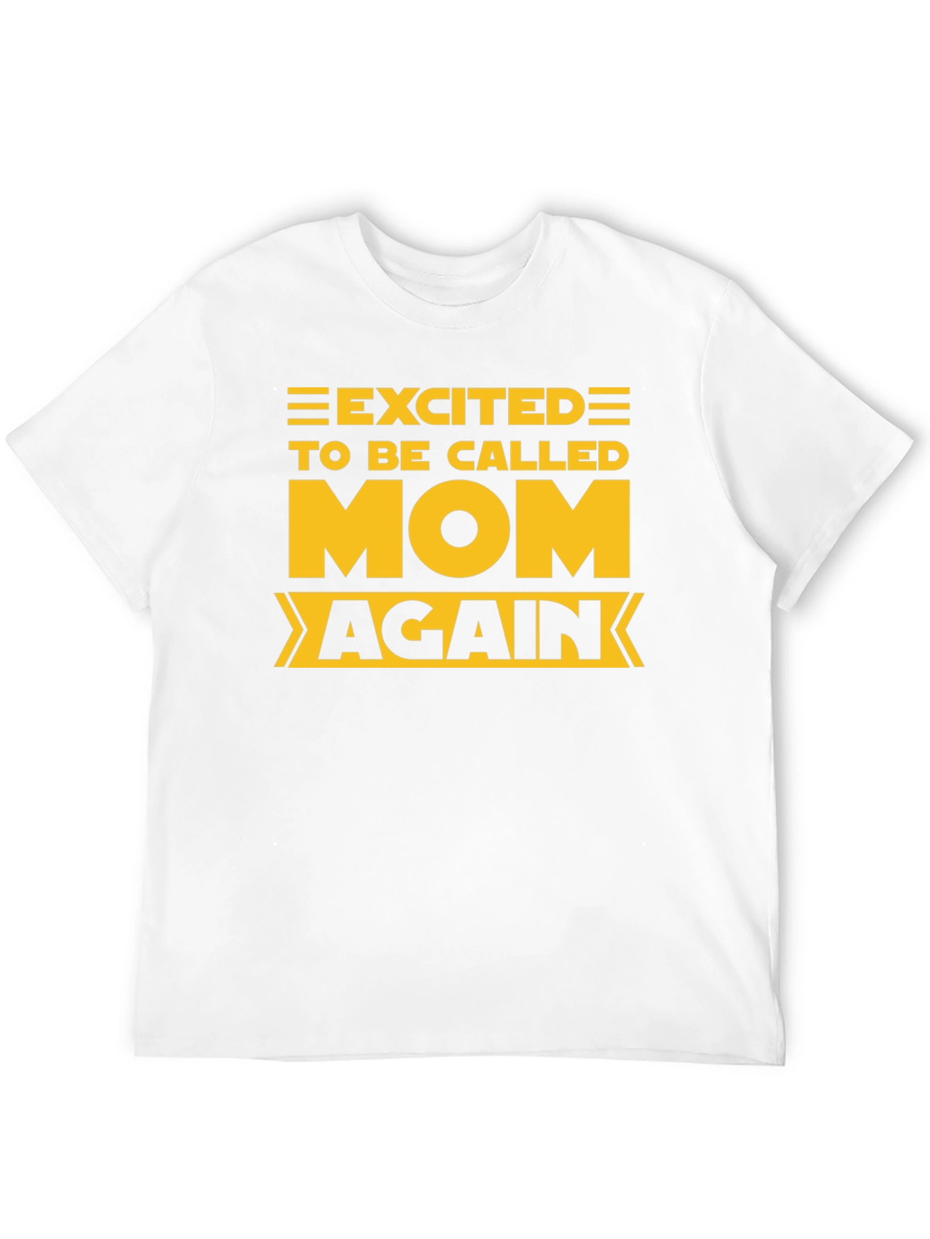 Excited to be Called Mom Again Black Tee