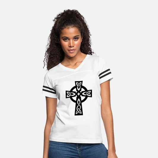Celtic cross with circle black