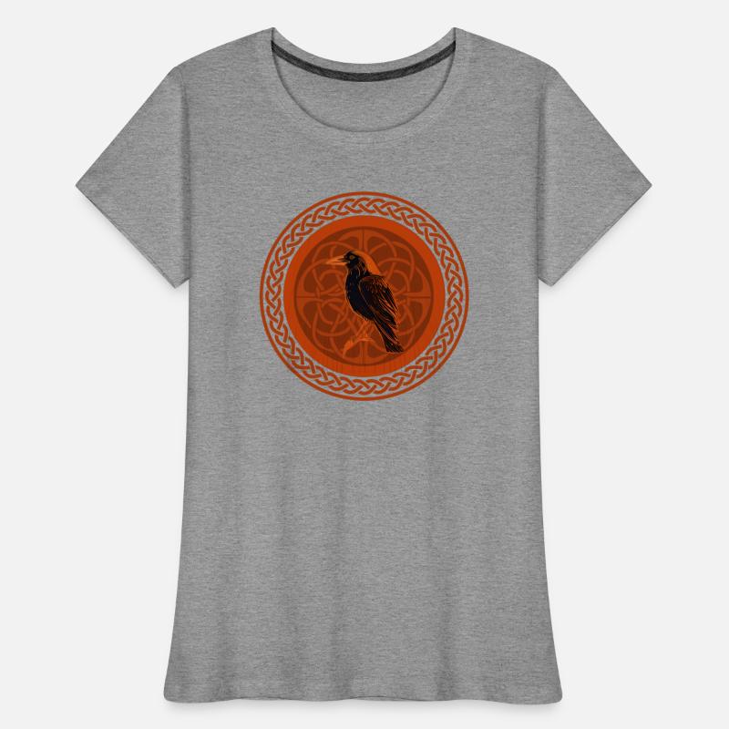 Celtic Raven, woodcut