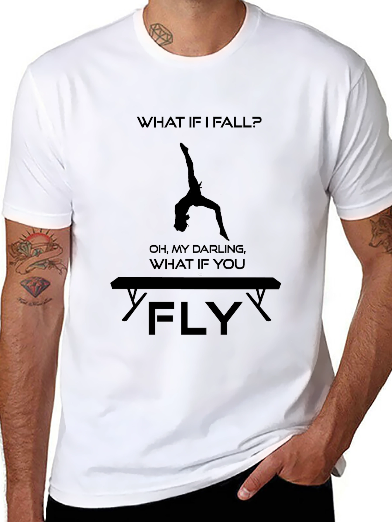 Gymnastics Fly Graphic T-Shirt
