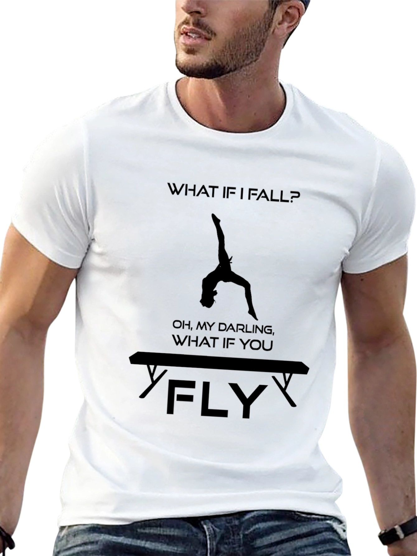 Gymnastics Fly Graphic T-Shirt