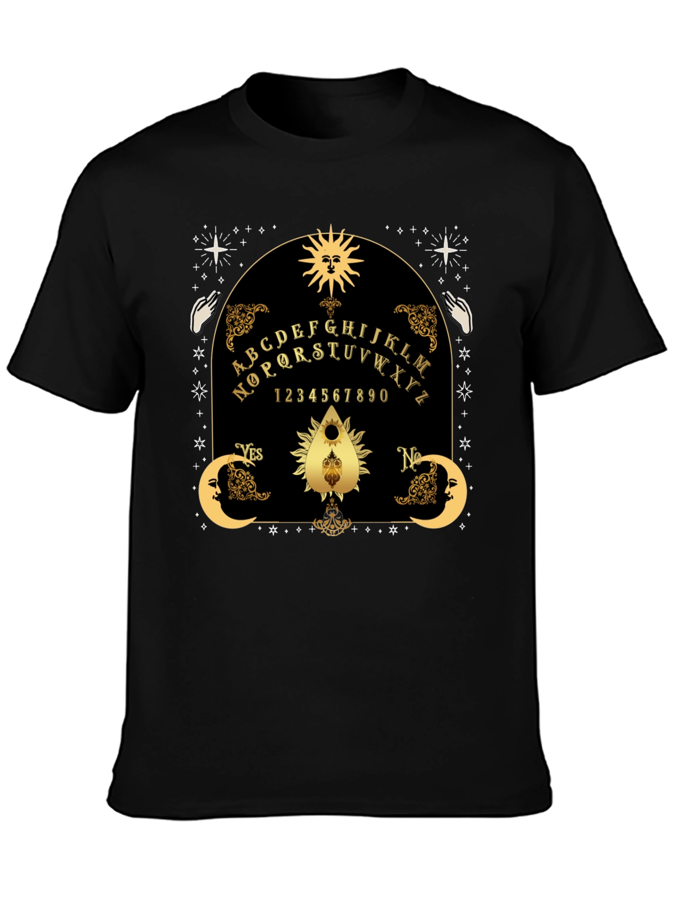 Mystic Ouija Board T-Shirt - Goth Occult Apparel