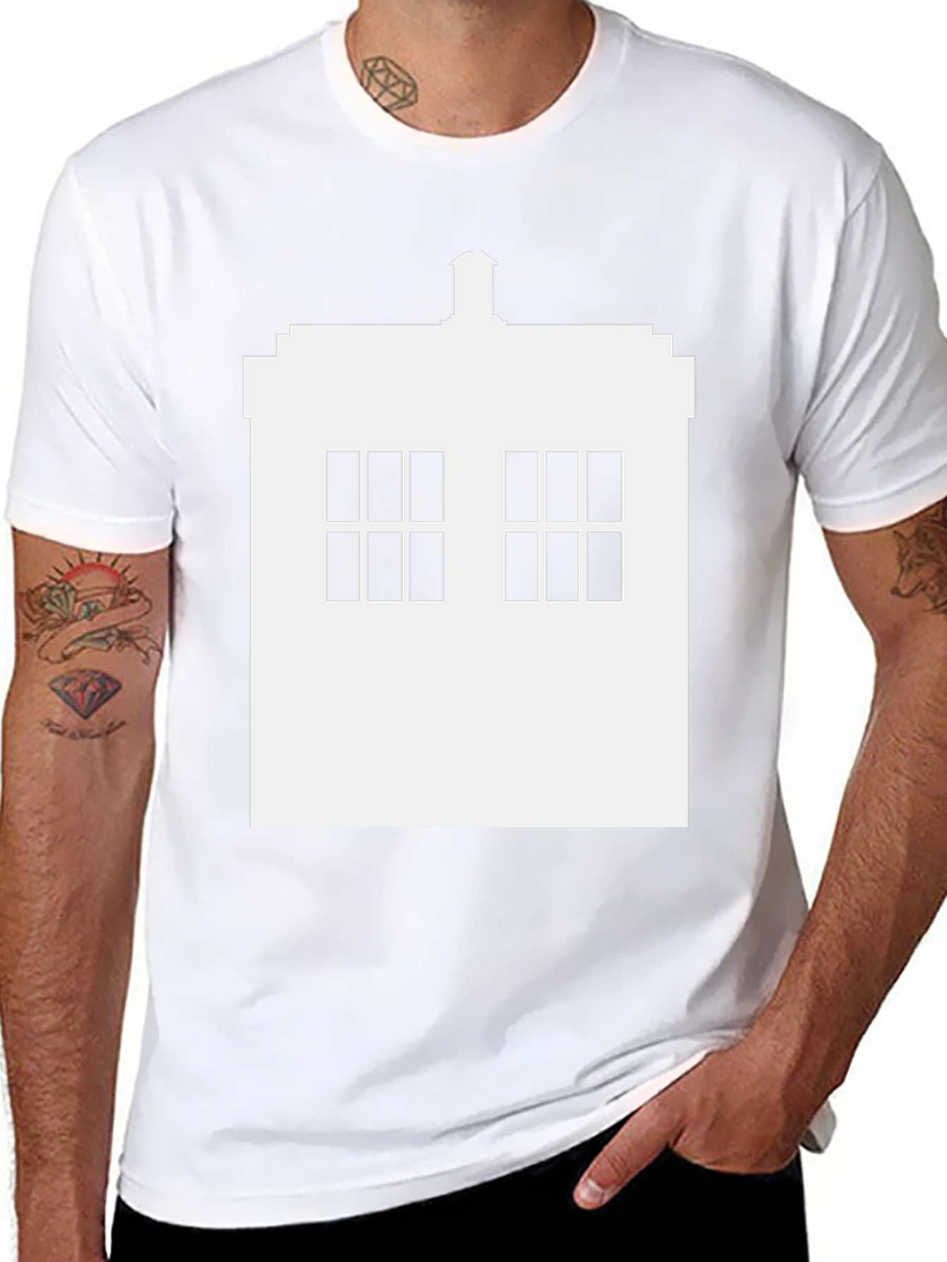 TARDIS Graphic Tee - Sci-Fi Fan Apparel