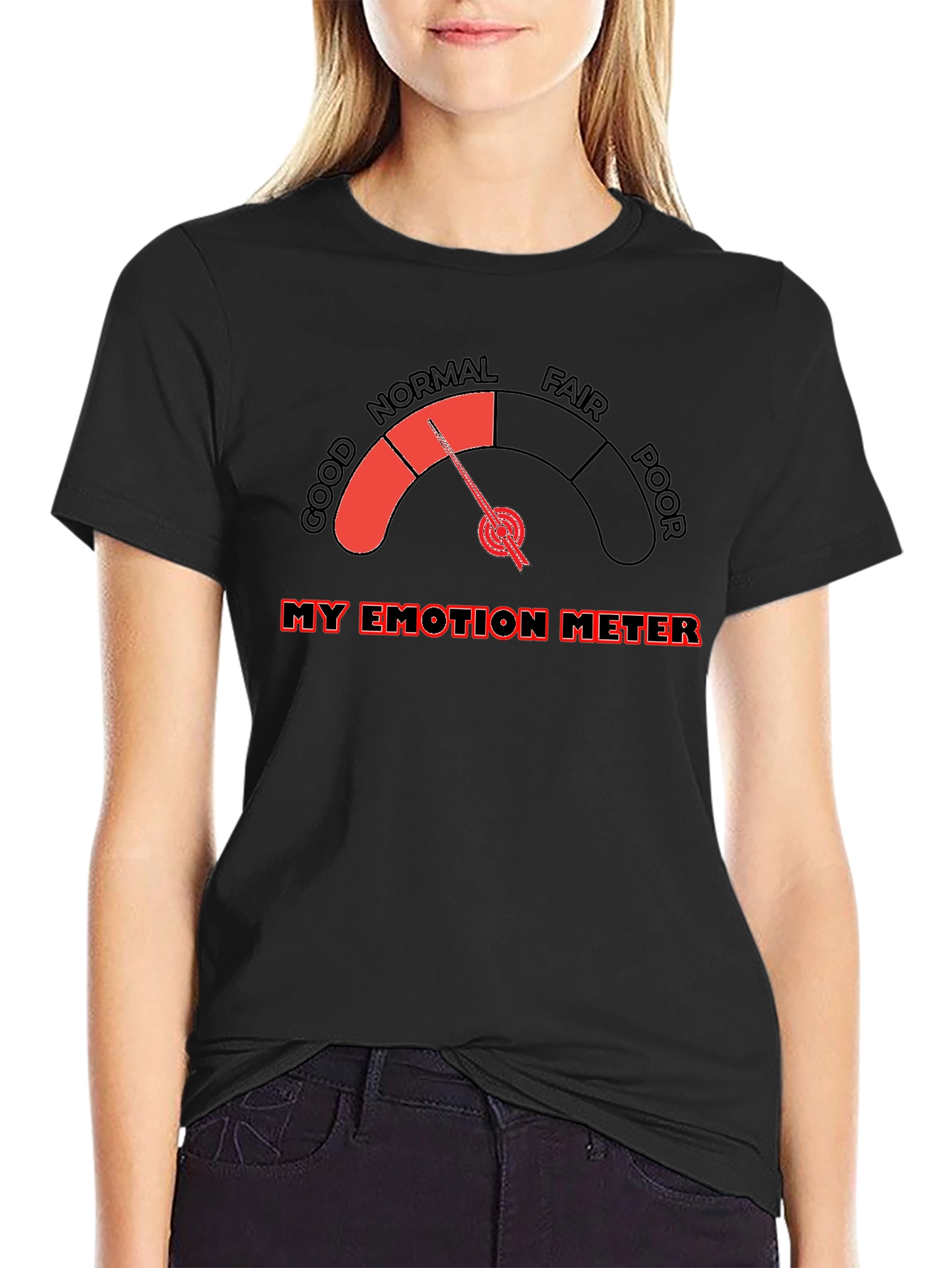 Emotion Meter T-Shirt - Gauge Your Feelings!
