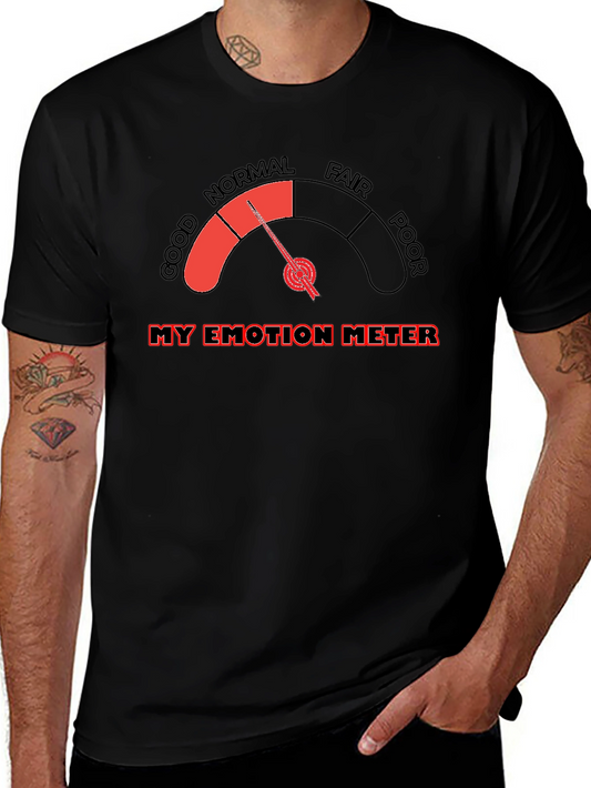 Emotion Meter T-Shirt - Gauge Your Feelings!