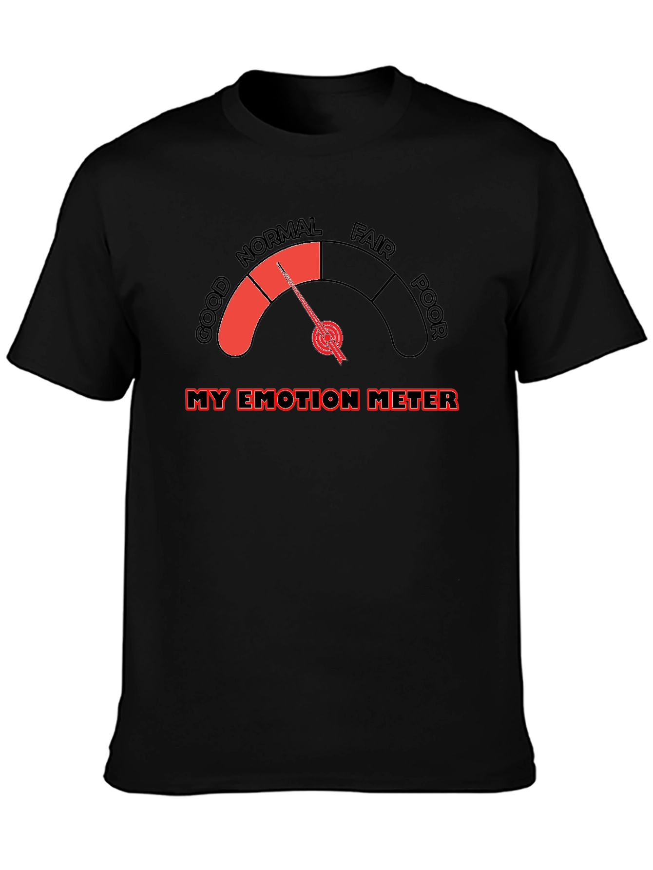 Emotion Meter T-Shirt - Gauge Your Feelings!