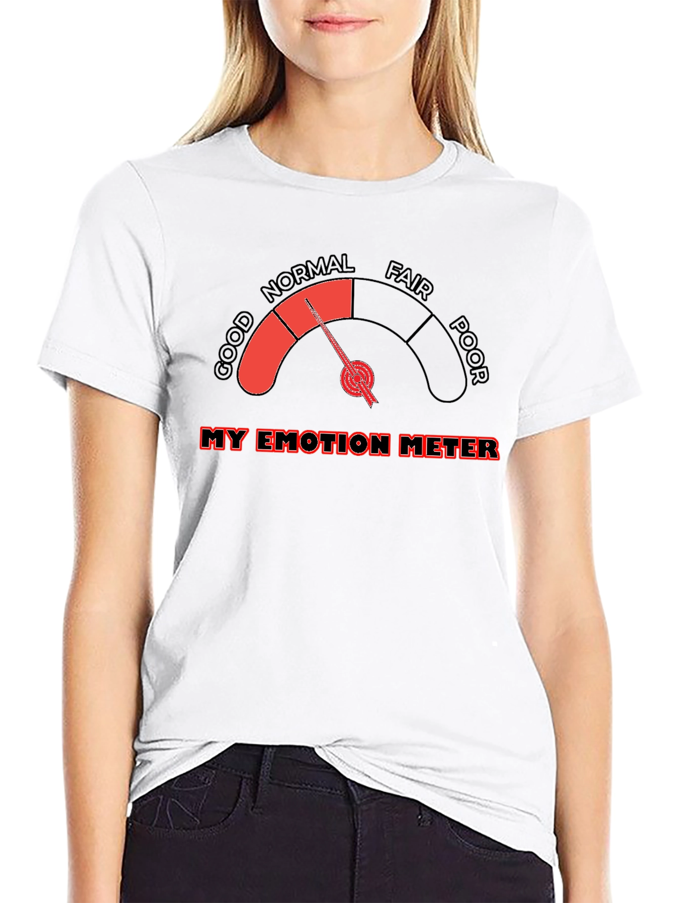 Emotion Meter T-Shirt - Gauge Your Feelings!