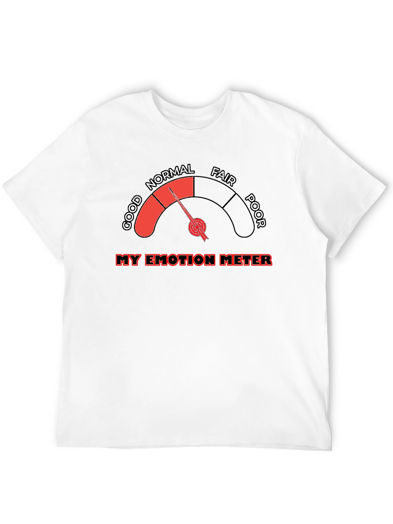 Emotion Meter T-Shirt - Gauge Your Feelings!