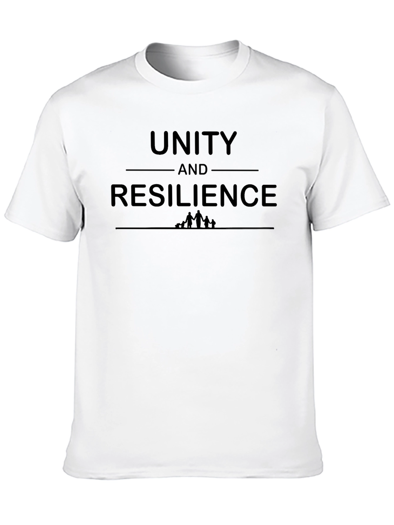 Unity & Resilience Graphic Tee - Black