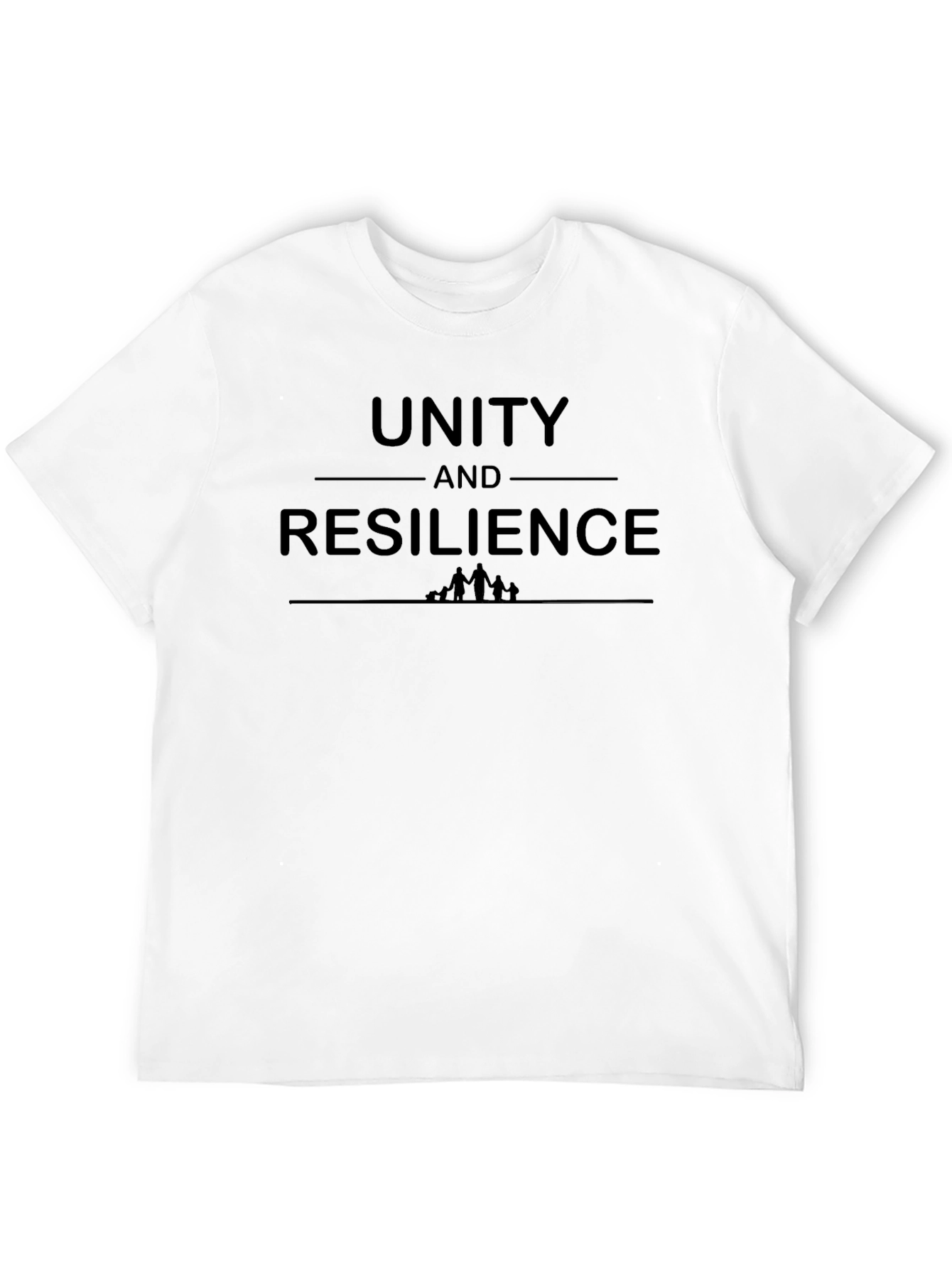 Unity & Resilience Graphic Tee - Black