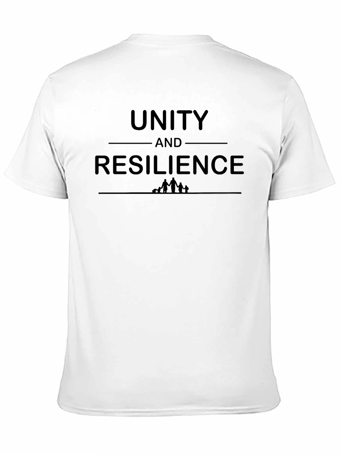 Unity & Resilience Graphic Tee - Black