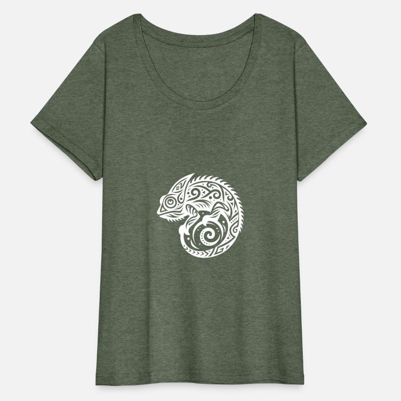 Chameleon Tribal Tattoo Disguise