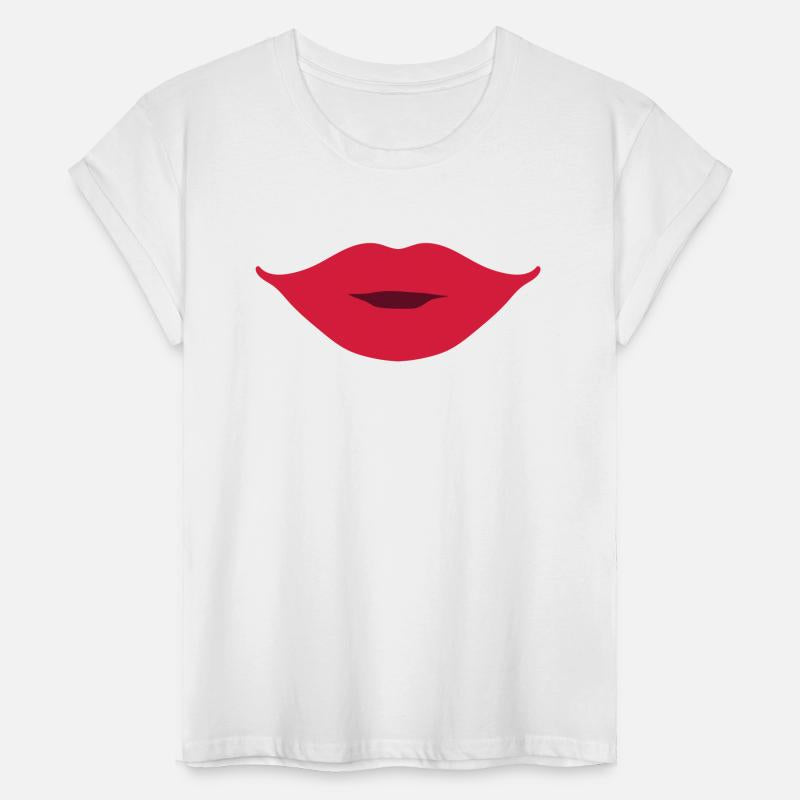 Cheeky smile female mouth