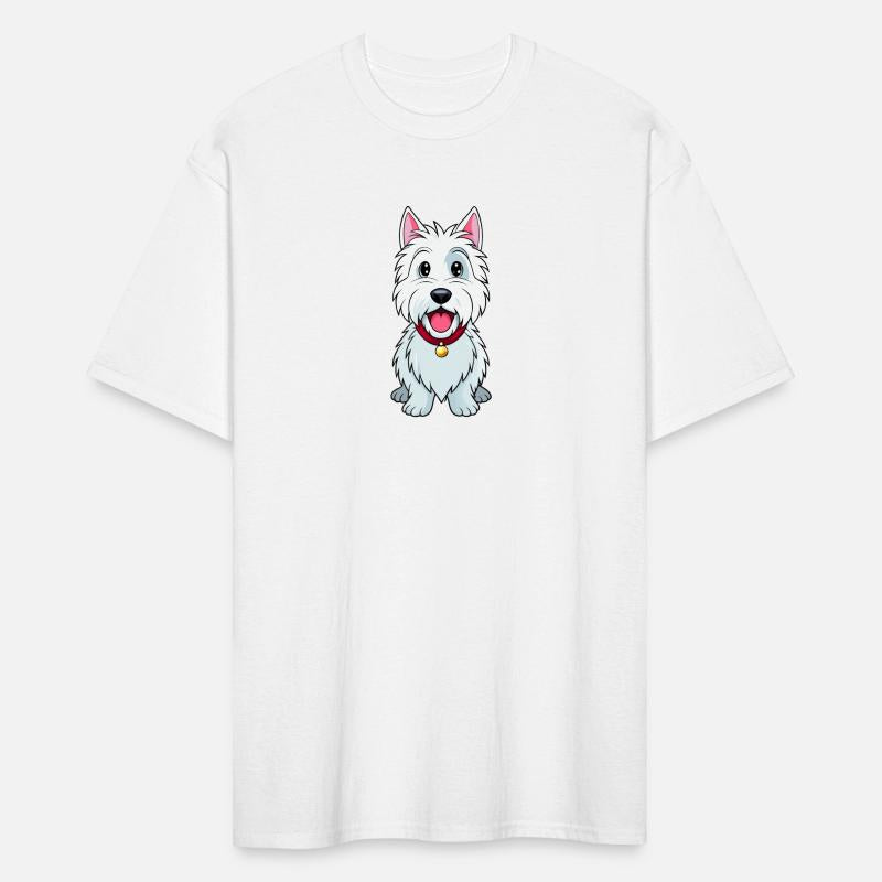 Cheeky Westie Grinning Art