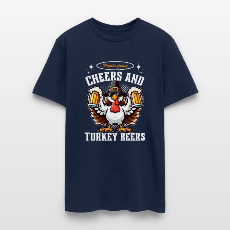 Cheers to Thanksgiving Turkey Celebration Design
