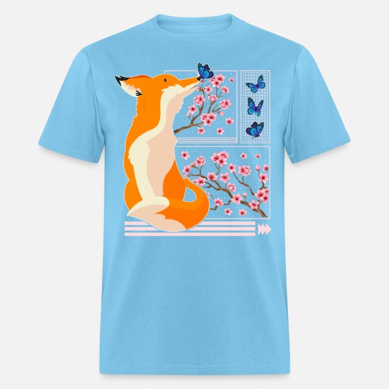 Cherry Blossom Shirt, Fox Japanese Cherry Blossom