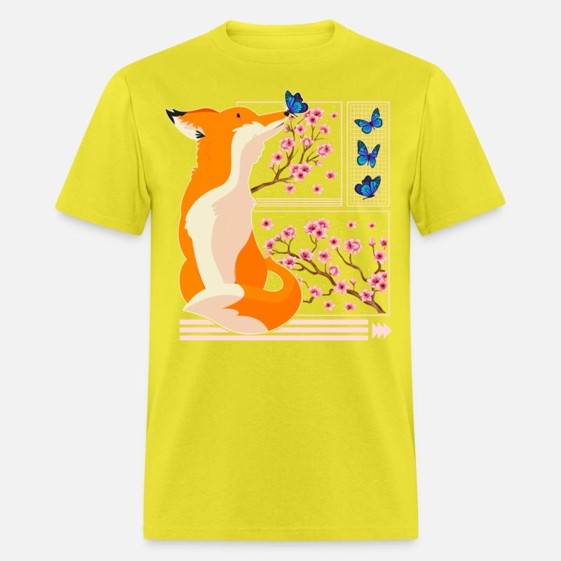 Cherry Blossom Shirt, Fox Japanese Cherry Blossom