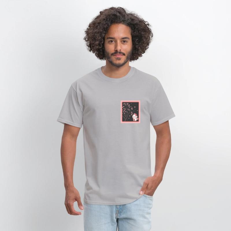 Cherry Blossom Shirt, Kawaii Cat Cherry Blossom