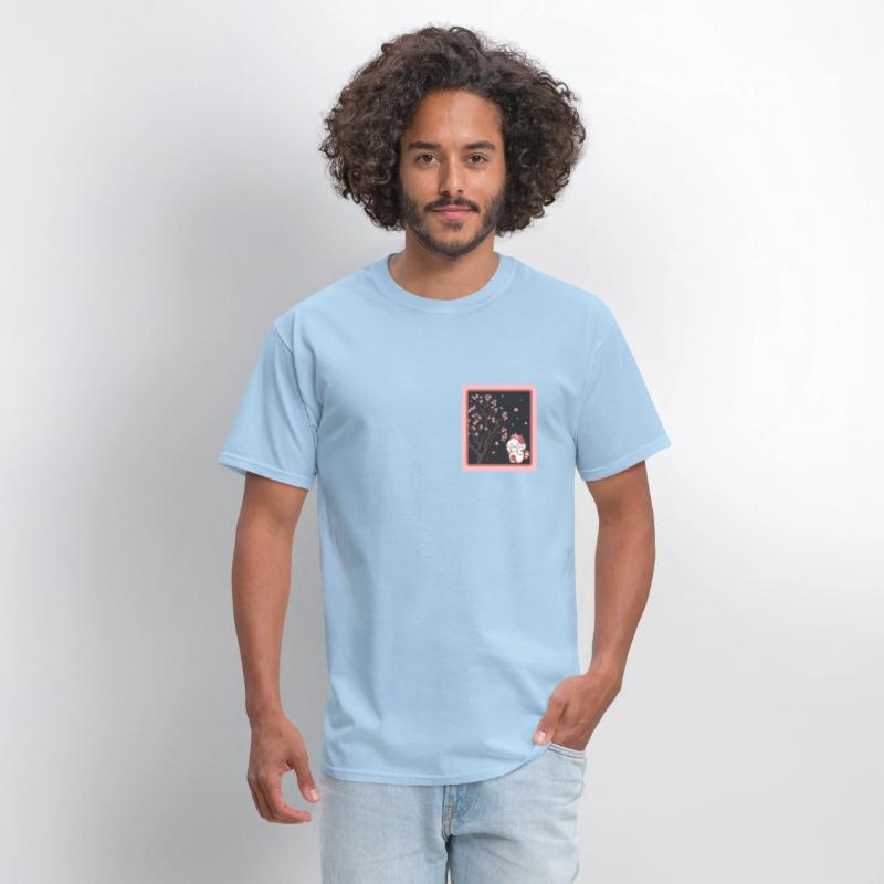 Cherry Blossom Shirt, Kawaii Cat Cherry Blossom