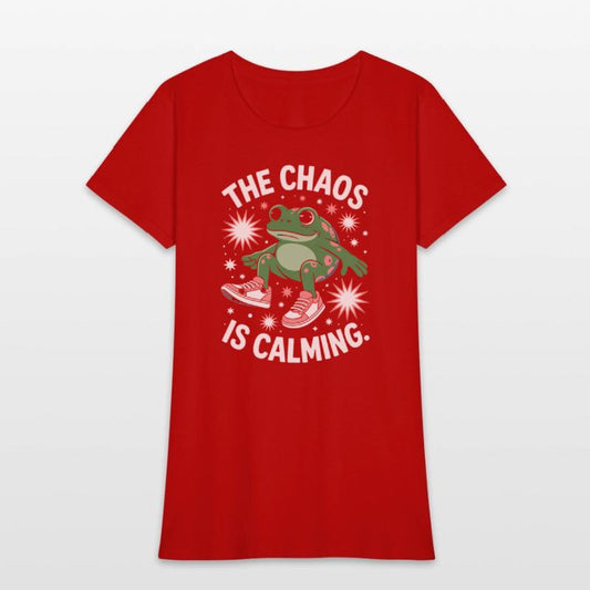 Chill Frog Embracing the Chaos