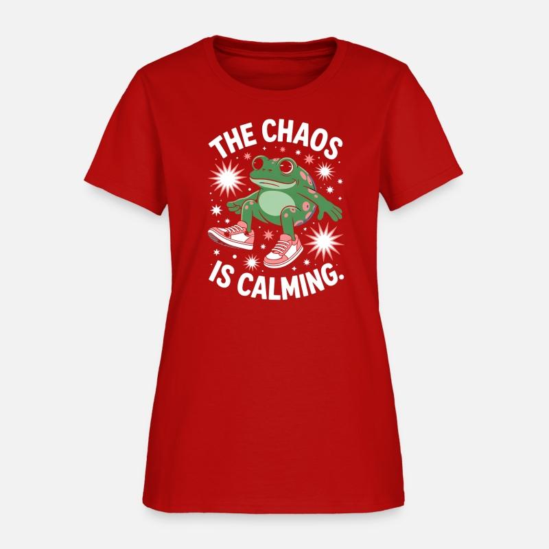 Chill Frog Embracing the Chaos