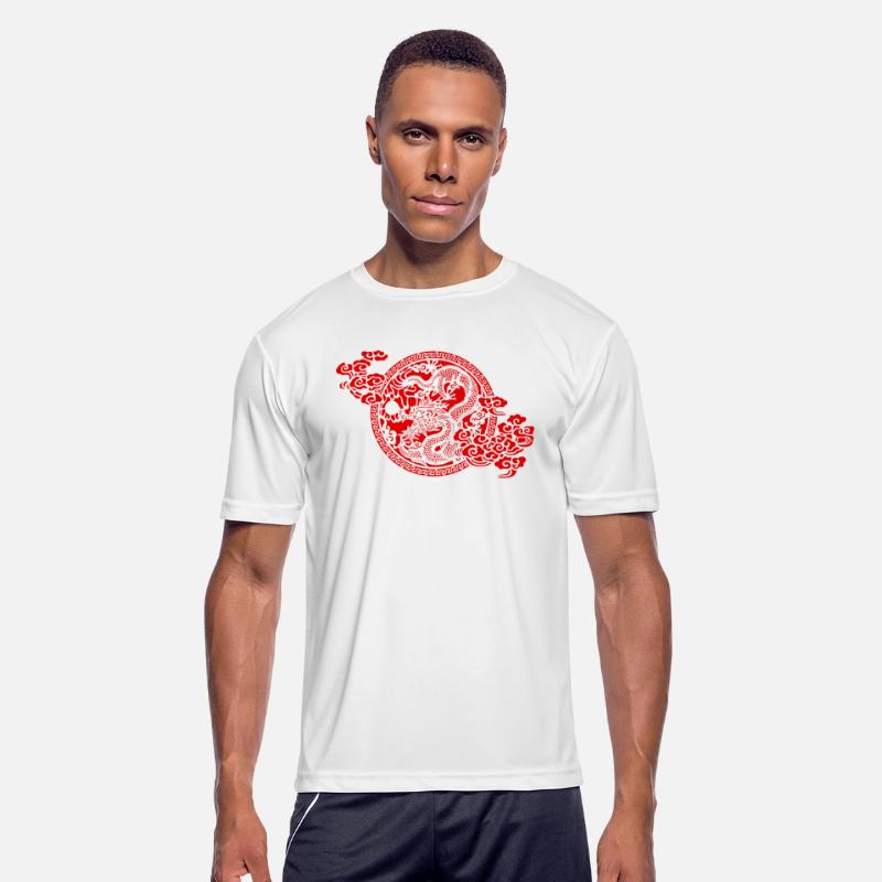 Chinese Traditional Dragon and Cloud