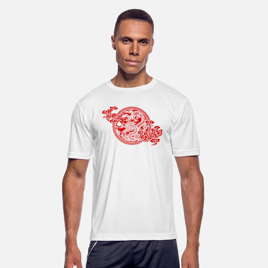 Chinese Traditional Dragon and Cloud