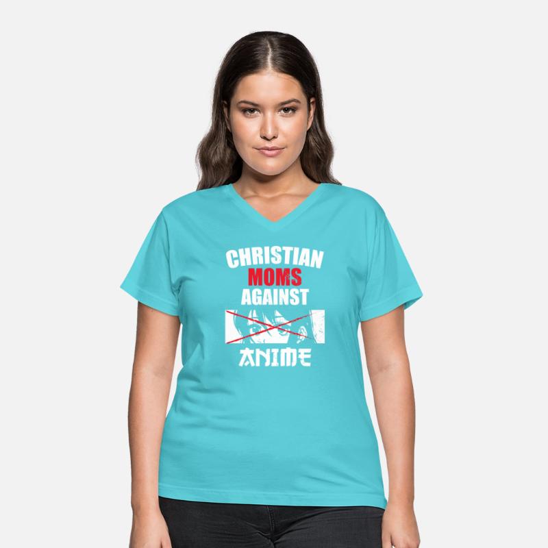 Christian Moms Against Anime Humor Tee