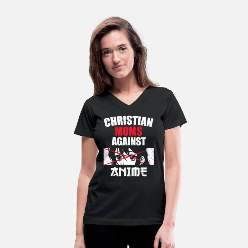 Christian Moms Against Anime Humor Tee