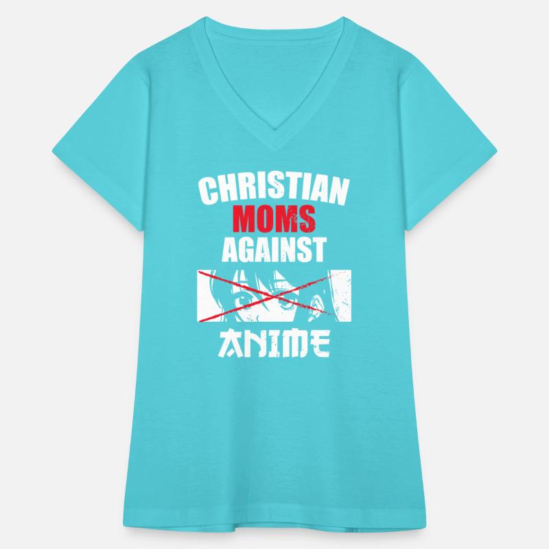 Christian Moms Against Anime Humor Tee