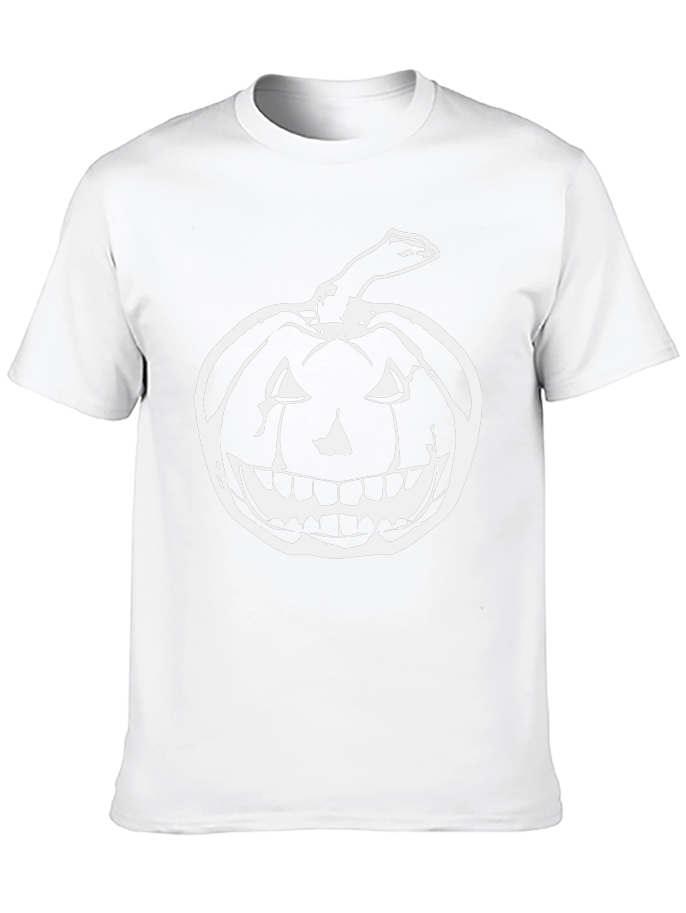 Spooky Pumpkin Graphic Tee - Halloween
