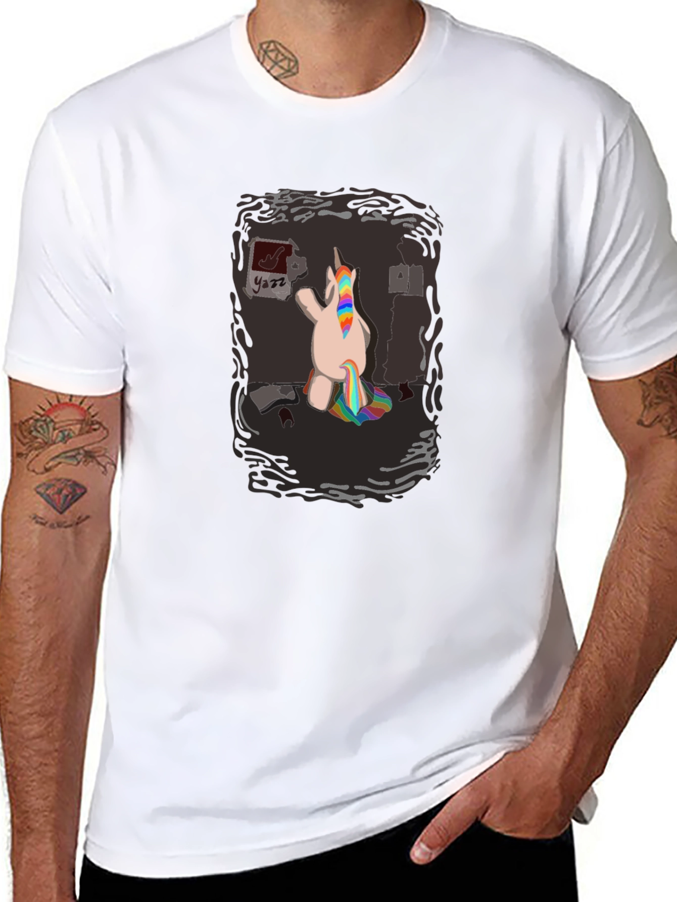 Unicorn Rainbow Poop T-Shirt
