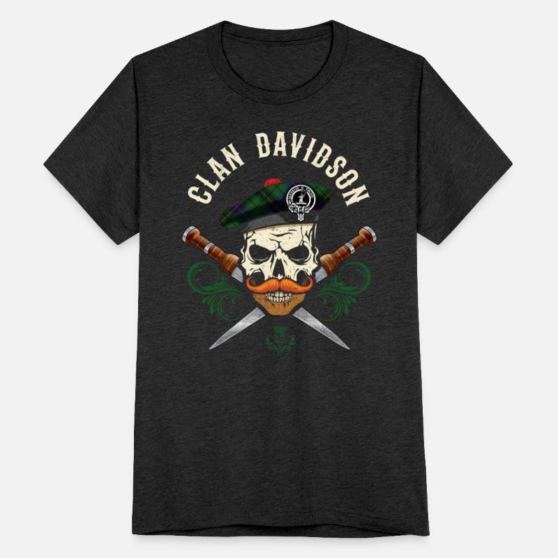 Clan Davidson Scottish Skull Crest Badge Dirk