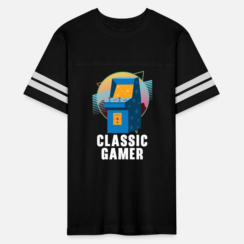 Classic Gamer Geek Video Game Player Arcade Gaming